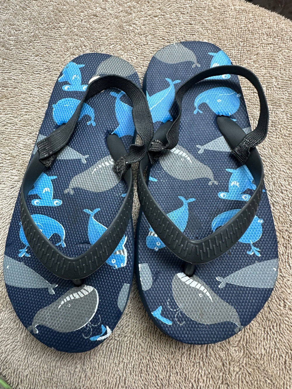 Kids Blue Slip-On Water Shoes and Sandals - Picture 7 of 16